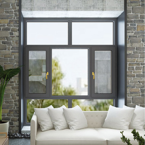 蓝凯门窗80无缝焊接系统平开窗(含五金件)