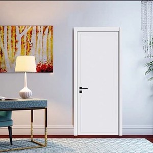 欧派木门免漆简约烤漆实木复合室内门轻奢opma-2109lj燕尾槽封边