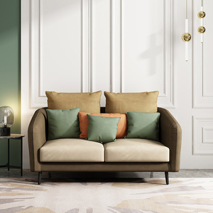 门店热销同款 派尼尔家居 卧室客厅 双人位科技面料沙发