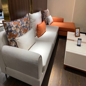 田字格沙发布艺沙发简约现代轻奢客厅沙发小户型家具组合套装