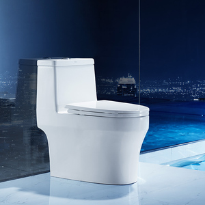 【云岩】恒洁节水马桶超旋风喷射虹吸式连体静音坐便器