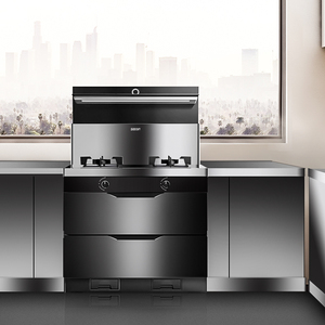 帅康集成灶不锈钢一体灶家用智能清洗天然气十大品牌大家电gb560