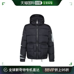 PHILIPP PLEIN  男士黑色连帽羽绒服 MRB0815-PNY002N-0201