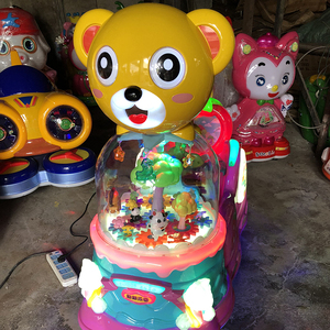 摇摇车2019新款投币儿瑶瑶超市门口商用熊熊乐园摇摆机成都市