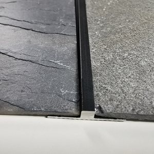 masar超薄石材专用过渡条阳角收边条黑色窄边木饰面金属装饰线条