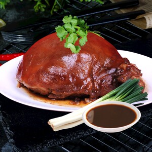 陕西特产大荔带把肘子酱香猪肘卤味熟食900g袋装包装食品美味佳肴