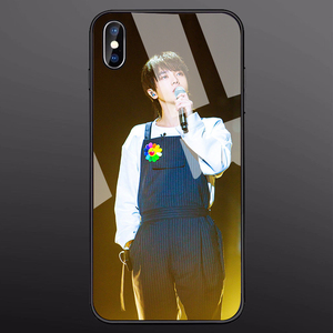 适用于花花华晨宇同款苹果7/8/plus钢化玻璃手机壳定制iphone6/6s 6sp