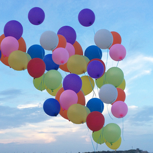 愿望气球放飞网兜掉落网跨年活动婚礼庆典运动会演唱会飘空气球雨
