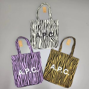 出口日本韩国APC帆布单肩手提包超市折叠购物袋托特大容量妈咪包