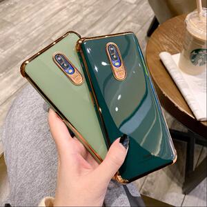 oppor17手机壳轻奢电镀烫金硅胶防摔软壳情侣款时尚大气网红男女个性
