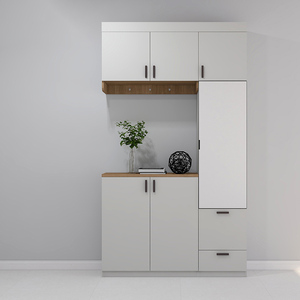 00温怡家居专营店天猫轻奢玄关柜进门鞋柜一体式入户客厅门厅装饰