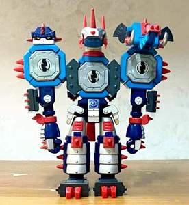 恐龙特攻队红速龙塑料拼装变形金刚蓝暴龙包邮模道御娘机高达模型