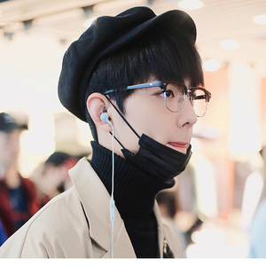 肖战同款八角帽子女秋冬季麂皮绒贝雷帽王一博英伦复古画家报童帽