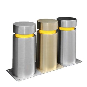 不锈钢管警示柱路桩固定活动埋地隔离路障防撞柱人行横道隔离路墩