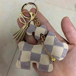 lv&gedete 小狗狗法斗挂件汽车钥匙扣可爱情侣礼物背包挂饰摩托车