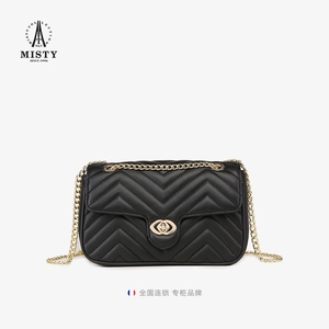 002人付款天猫【商场同款】misty米堤包包女2022新款老花妈妈手提托特