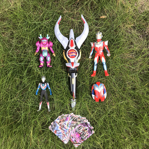 欧布长矛 欧布奥特曼疾风形态头镖 儿童玩具圣剑飞标武器疾风卡片