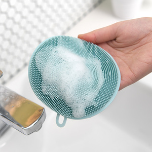 日本硅胶洗碗刷碗神器清洁去污不沾油抹布多功能厨房家用刷锅神器