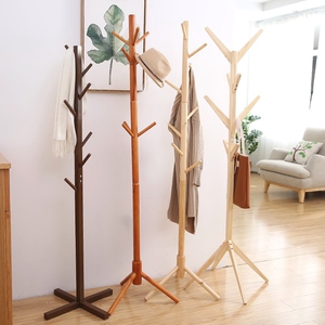 三角衣架家用网红落地立式简约现代衣帽架创意挂衣树杈收纳挂包架
