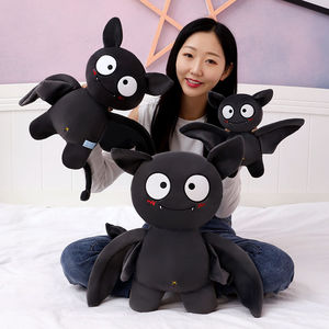 蝙蝠公仔恶魔玩偶学生礼物恶搞抱枕创意蝙小蝠布娃娃黑色生日礼物