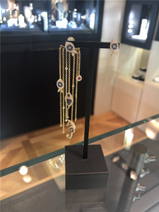 到货 apm monaco 金色 链条流苏 海马 小鱼 耳环 不对称