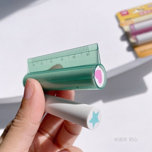 创意三件套 2个橡皮擦和一个5cm尺子套装