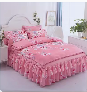 品牌四件套全棉纯棉网红同款床裙式防滑床单被套公主风床罩床上