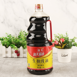 海天生抽豉油1.9l家用日常凉拌点蘸提鲜增味大瓶装酿造酱油调料