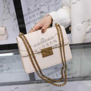 香港代购新款限定小ck女包官网正品链条单肩斜挎鳄…全新
