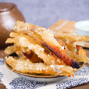 精选无刺烤鱼肉干500g 即食香甜鳕鱼肉鱼条海味休闲零食小吃鱼干