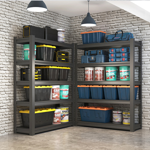 地下室多用货架家用多层加厚通立柱2.4米高可组合金属落地置物架