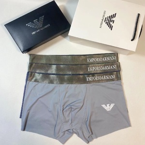emporio armani阿玛尼内裤男2022爆款莫代尔冰丝高档无痕四角裤头