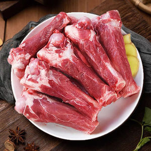 多肉羊棒骨羊腿骨带肉羊棒骨3斤羊骨羊筒骨现杀新鲜吸骨髓煲汤