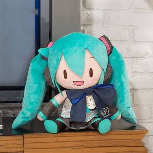 创意哔哩哔哩bilibili初音未来娃娃周边抱枕毛绒玩具fufu玩偶公仔