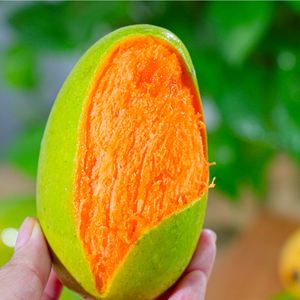 云南鸡蛋芒本地芒果椰香芒果水果新鲜绿皮鸡蛋芒果10斤整箱包邮