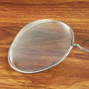 不锈钢网漏榨汁果汁豆浆机过滤网厨房油炸家用超细密面粉捞勺筛子