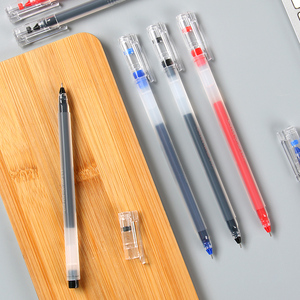 三角笔杆签字矫正矫姿笔大容量水笔全针管一体式简约中性笔0.5mm