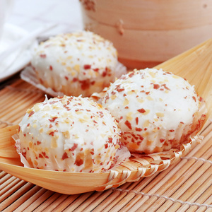 乐肴居金麦包燕麦包子350g10个港式蛋黄流沙早餐早点粗粮包子