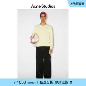 【季末5折】Acne Studios男女同款 Face表情纯棉套头运动衫卫衣
