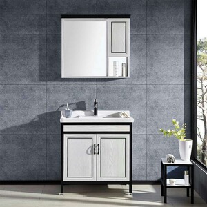 lesso联塑家用整体卫浴柜洗漱台简约组合洗脸盆简约原厂正品包运