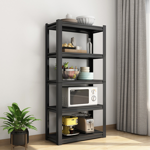 厨房置物架落地多层收纳架微波炉烤箱储物铁架子多功能家用杂物架