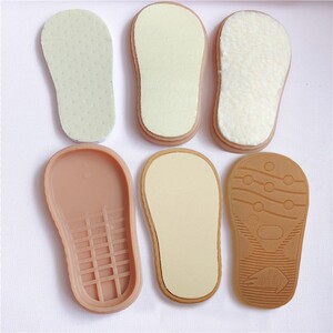 婴儿学步运动鞋布鞋牛筋底手工编织毛线软底宝宝鞋底防滑耐磨价