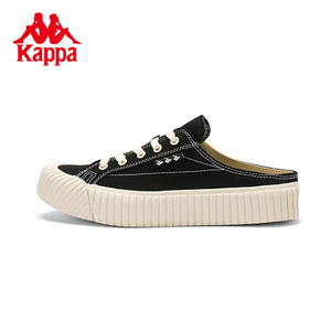 正品Kappa卡帕2022夏新款硫化鞋一脚蹬懒人休闲帆布版鞋K0CX5VS33