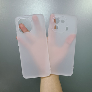 适用于小米11手机壳超薄磨砂透白半透明软壳小米11pro保护套青春