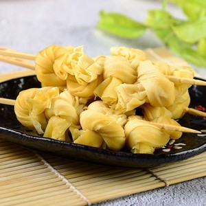 上海特产薄百叶结豆腐皮新鲜纯手工关东煮食材百叶结串10串300g