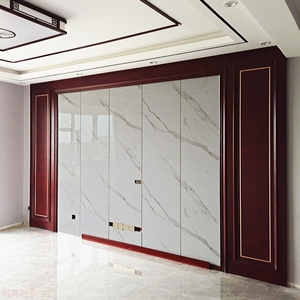 定制实木烤漆背景墙边框新中式护墙板电视墙客厅卧室轻奢装饰