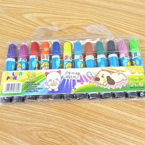经典12色水彩笔儿童美术绘画笔学生文具套装大容量环保彩色笔