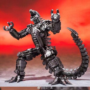 哥斯拉大战金刚基多拉手办玩具机械王者shm恐龙模型盲盒巨型大号