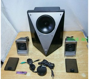 经典音质好惠威t120 有源2.1声音多媒体音响一套,配m12卫星音箱