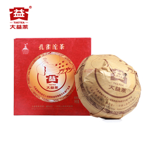 大益普洱茶生茶2010年001批孔雀沱茶250g/沱回甘迅速持久